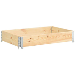 vidaXL Raised Bed 80x120 cm Solid Pine Wood 2