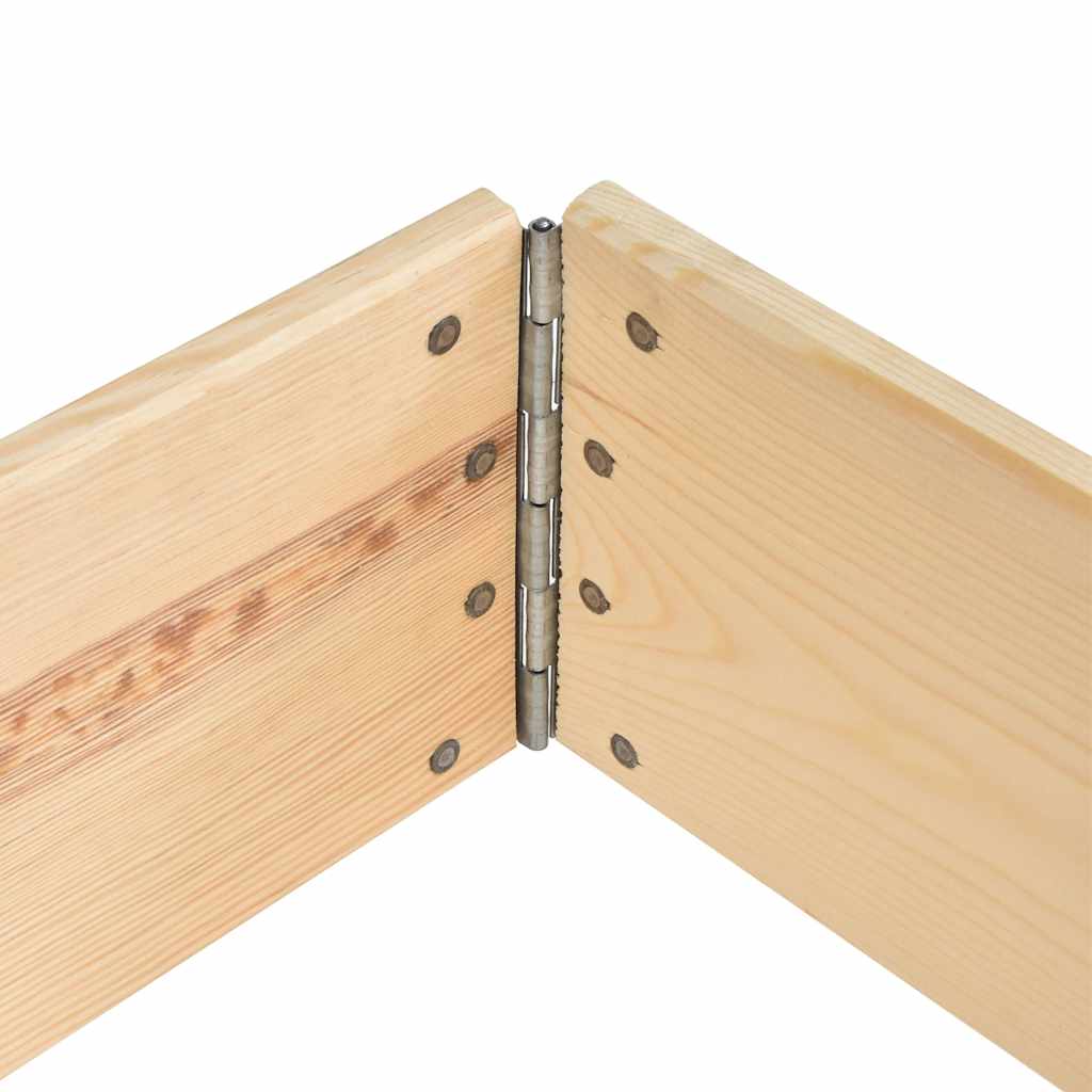 vidaXL Raised Bed 80x120 cm Solid Pine Wood 6