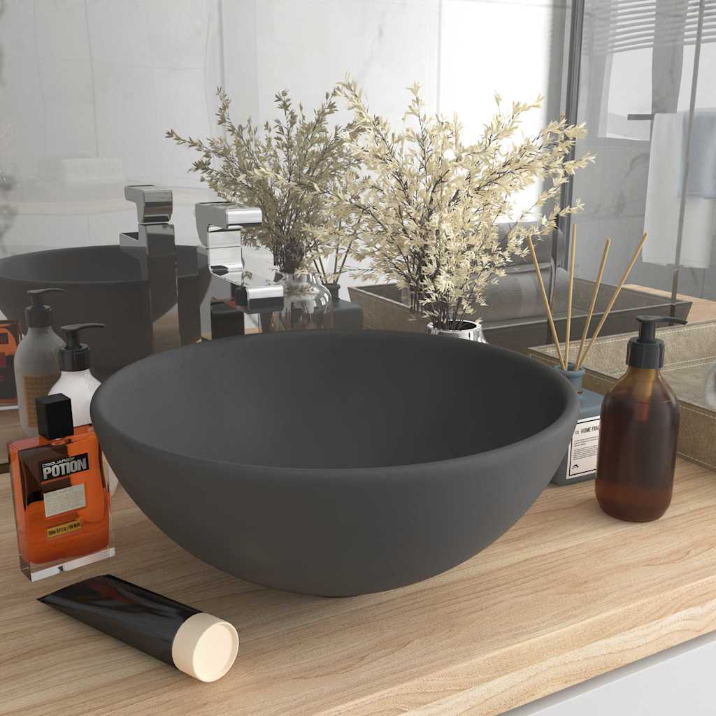 vidaXL Wash Basin 32.5x14 cm Ceramic