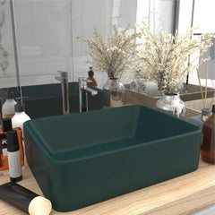vidaXL Luxury Wash Basin Matt Pink 41x30x12 cm Ceramic