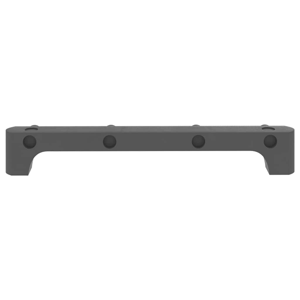 vidaXL Display Shelf | Grey | Polyester, Steel | Medium | Storage Shelf | Cubic 4