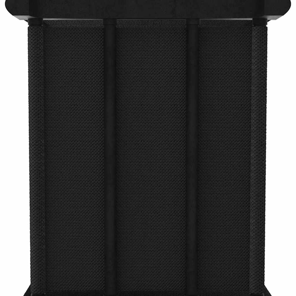 vidaXL Display Shelf | Black | Fabric (100% polyester), steel | Large 5