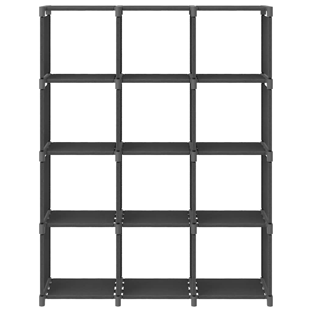 vidaXL Display Shelf | Grey | Fabric (100% polyester), steel | 103x30x141 cm 2