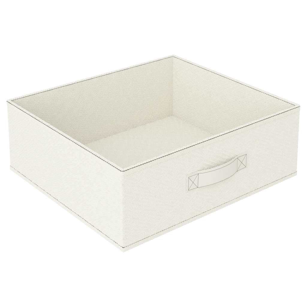 vidaXL Storage Rack | Cream | Steel, Fabric (100% Polyester) | Lightweight 6