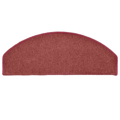 vidaXL Stair mats 15 pcs 65 x 24 x 4 cm Non-Slip Bordeaux Red 5