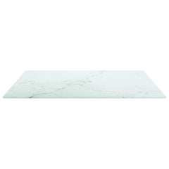 vidaXL Table Top | White | Tempered Glass | Pattern | Table Top | Square 3