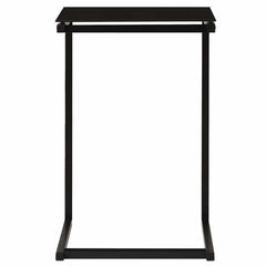 vidaXL Side Table | Black | Tempered Glass | 40x40x60 cm | Stylish Design 2