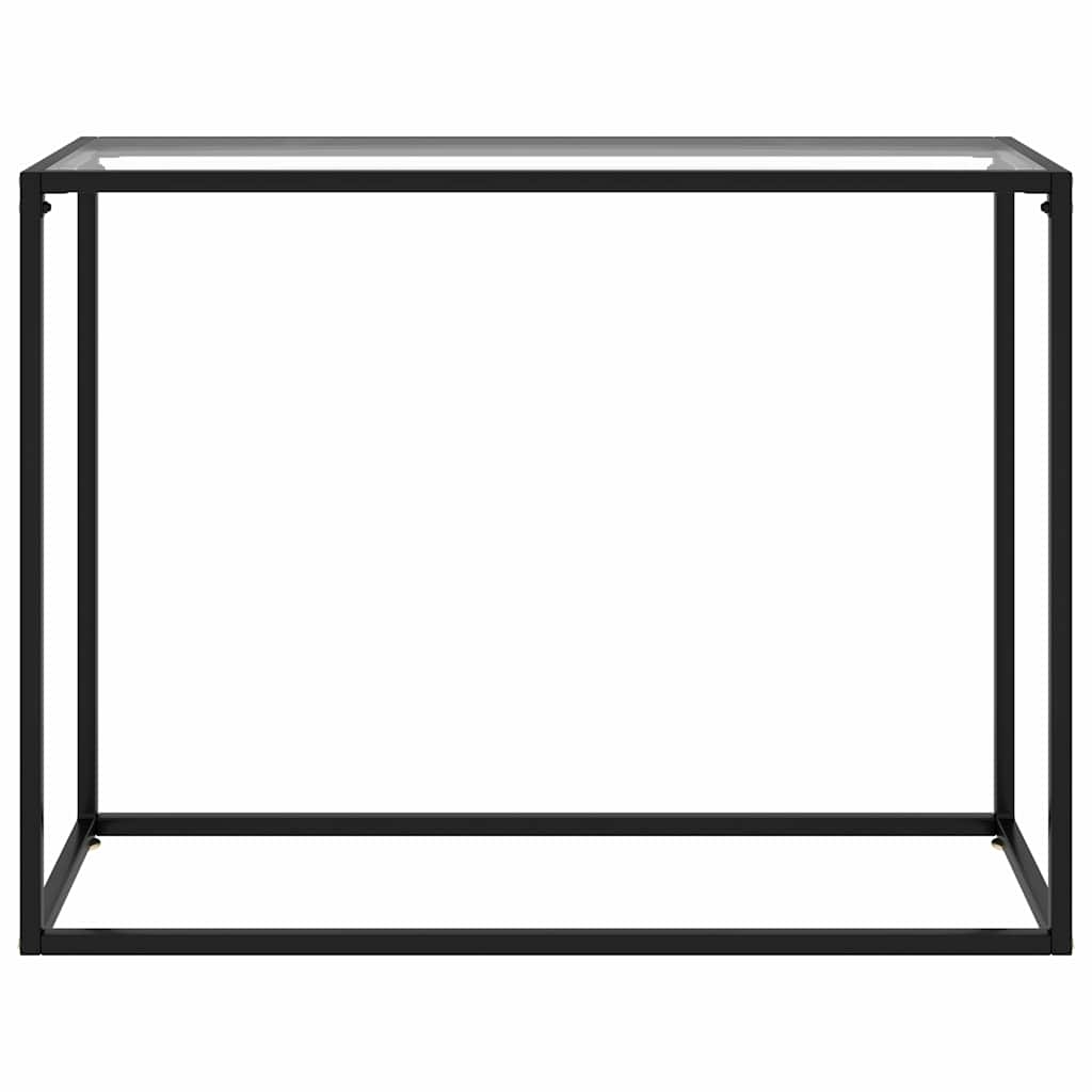 vidaXL Console Table | Transparent | Tempered glass | 100 x 35 x 75 cm | Simple 2