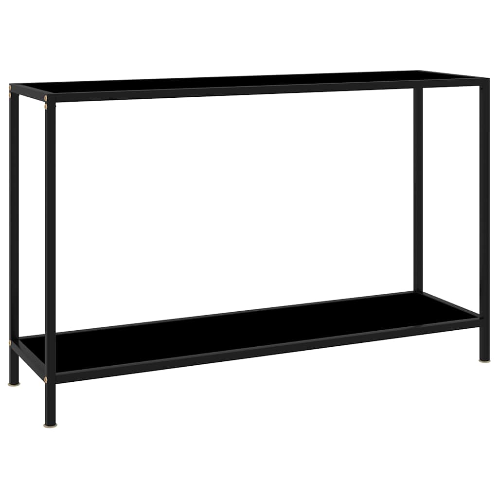vidaXL Console Table Tempered Glass with Feet