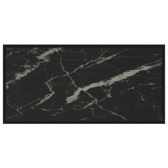 vidaXL Coffee Table | Black | Tempered glass, powder-coated steel | Medium 3