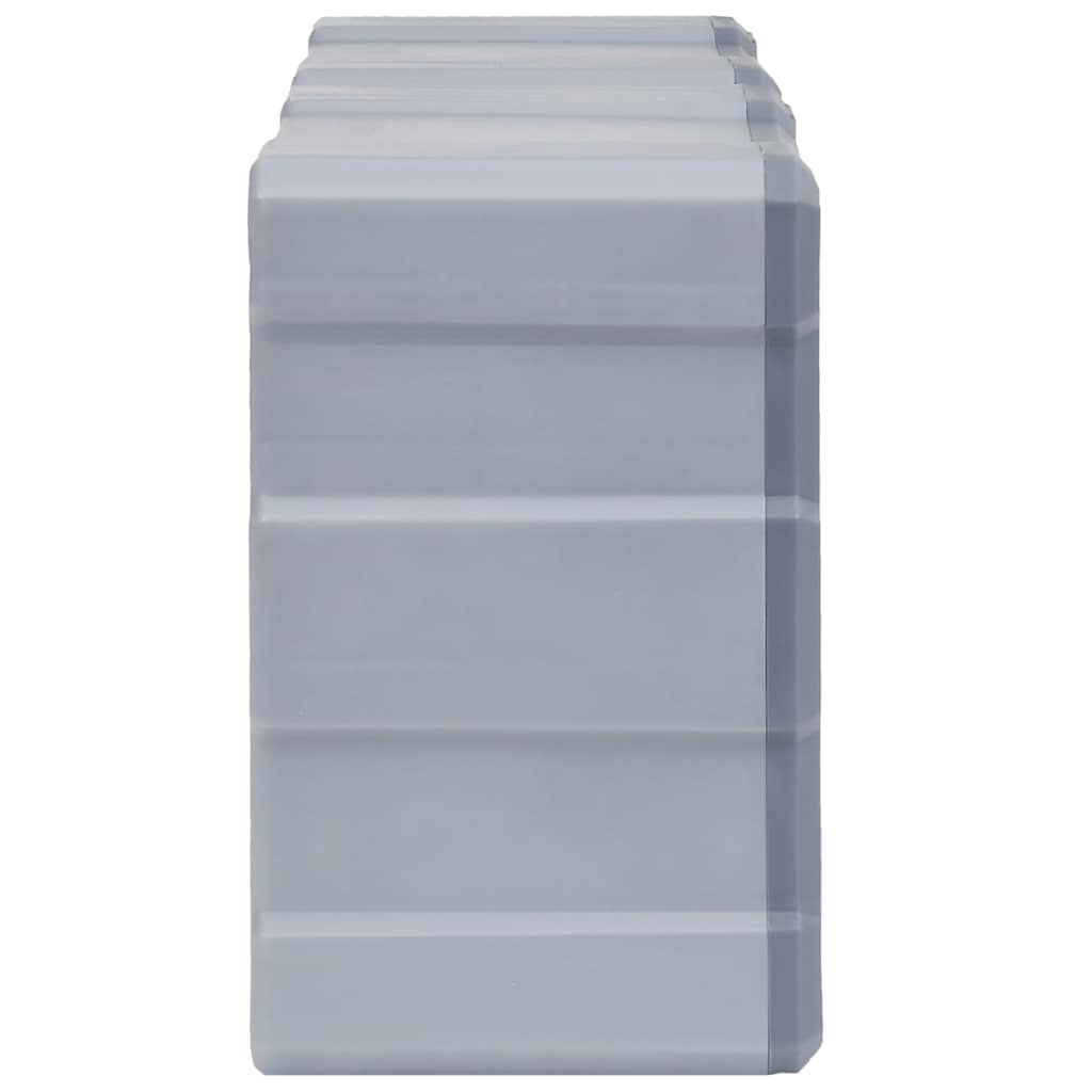 vidaXL Multi-drawer Organisers with 12 Drawers 2 pcs 26.5x16x26 cm 3