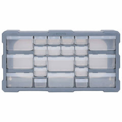 vidaXL Multi-drawer Organiser with 22 Drawers 49x16x25.5 cm 2