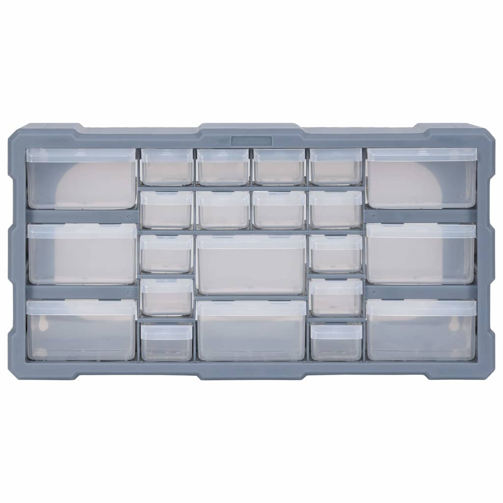 vidaXL Multi-drawer Organiser with 22 Drawers 49x16x25.5 cm 2