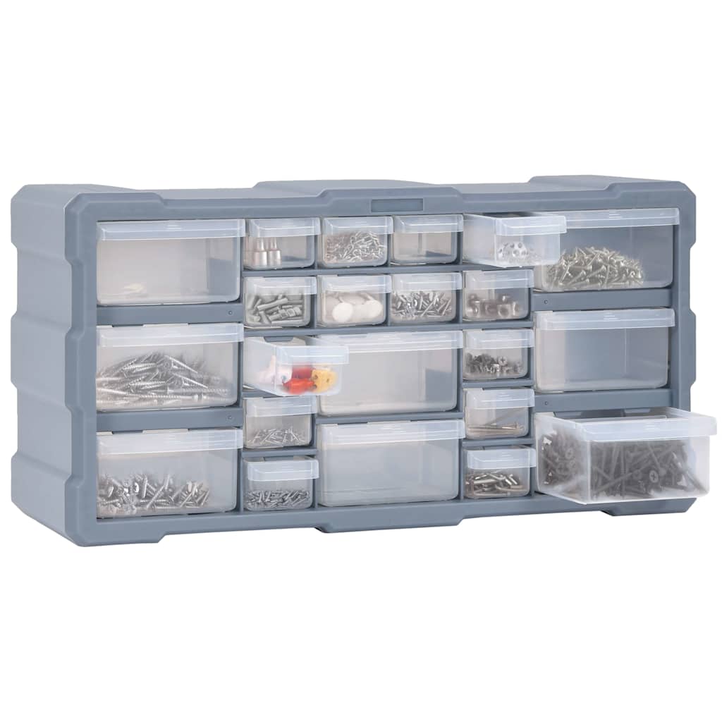 vidaXL Multi-drawer Organiser with 22 Drawers 49x16x25.5 cm 6
