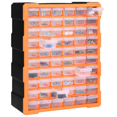 vidaXL Multi-drawer Organiser with 60 Drawers 38x16x47.5 cm 6