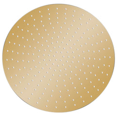 vidaXL Rain Shower Head Stainless Steel 50 cm Round Gold 2