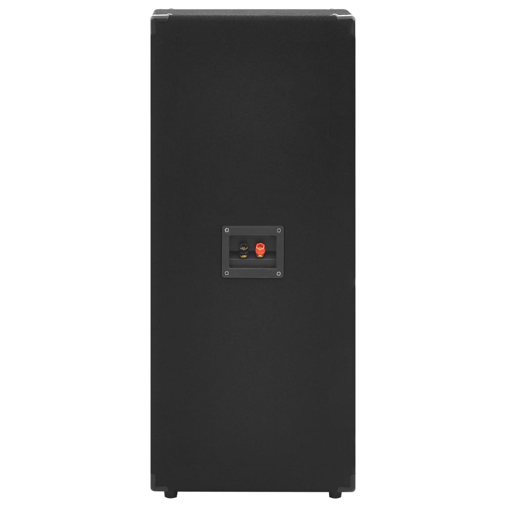 vidaXL Professional Passive Hifi Stage Speakers 2 pcs 1000 W Black 4