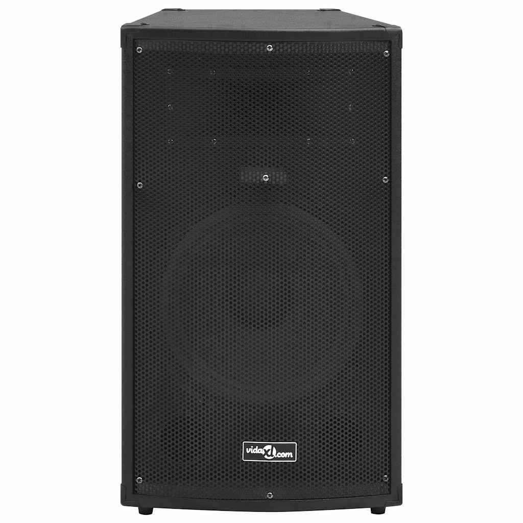 vidaXL Professional Passive Hifi Stage Speaker 150 W Black 37x37x64cm 2