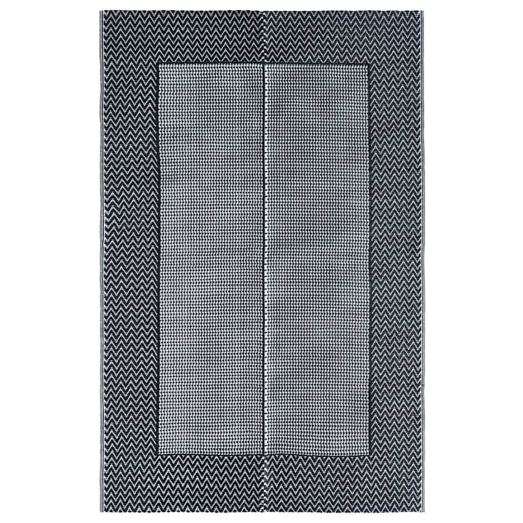 vidaXL Outdoor Carpet | Grey | Polypropylene (PP) | 160 x 230 cm | Pattern 2