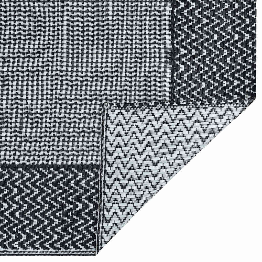 vidaXL Outdoor Carpet | Grey | Polypropylene (PP) | 160 x 230 cm | Pattern 4