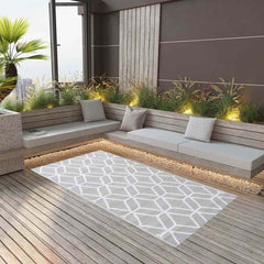 Outdoor Carpet ARAKIL Grey PP white