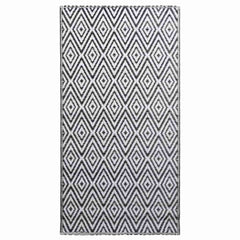 vidaXL Outdoor Carpet | White and Black | Polypropylene | 160x230 cm | Pattern 2