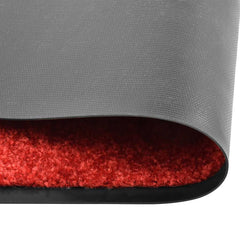 Doormat Washable 90x150 cm Red