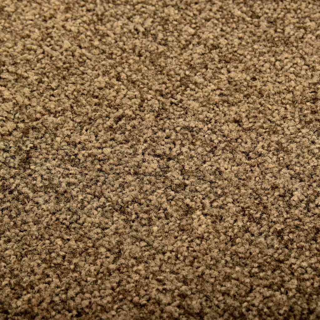 vidaXL Door Mat | Brown | Polyamide, PVC | Medium | Non-slip | Door Mat 4