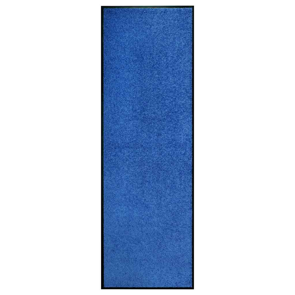 Doormat Washable 60x180 cm Width 60 cm Length 180 cm Blue