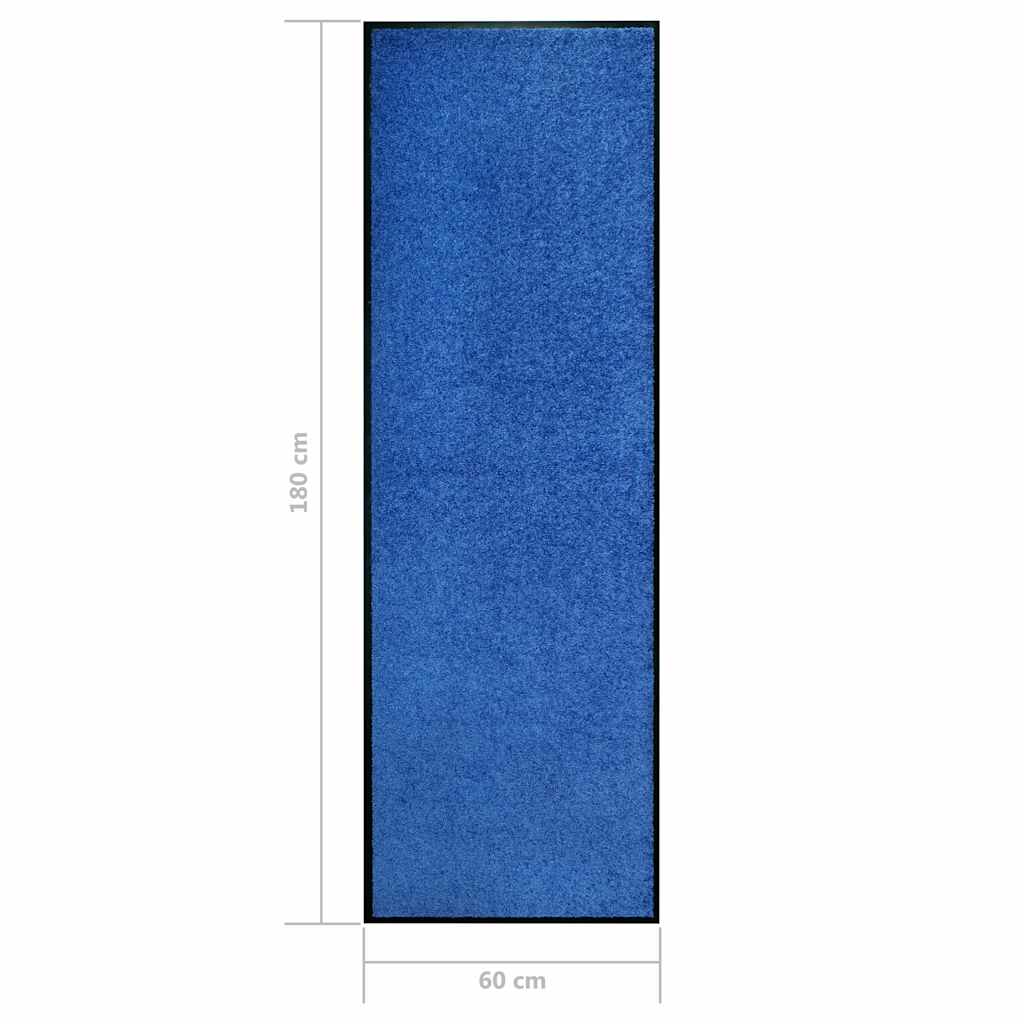 vidaXL Door Mat | Blue | Polyamide, PVC | 60x180 cm | Non-slip | Door Mat 6