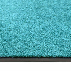 vidaXL Door Mat | Cyan | Polyamide | Large | Non-slip | Door Mat | Rectangular 4