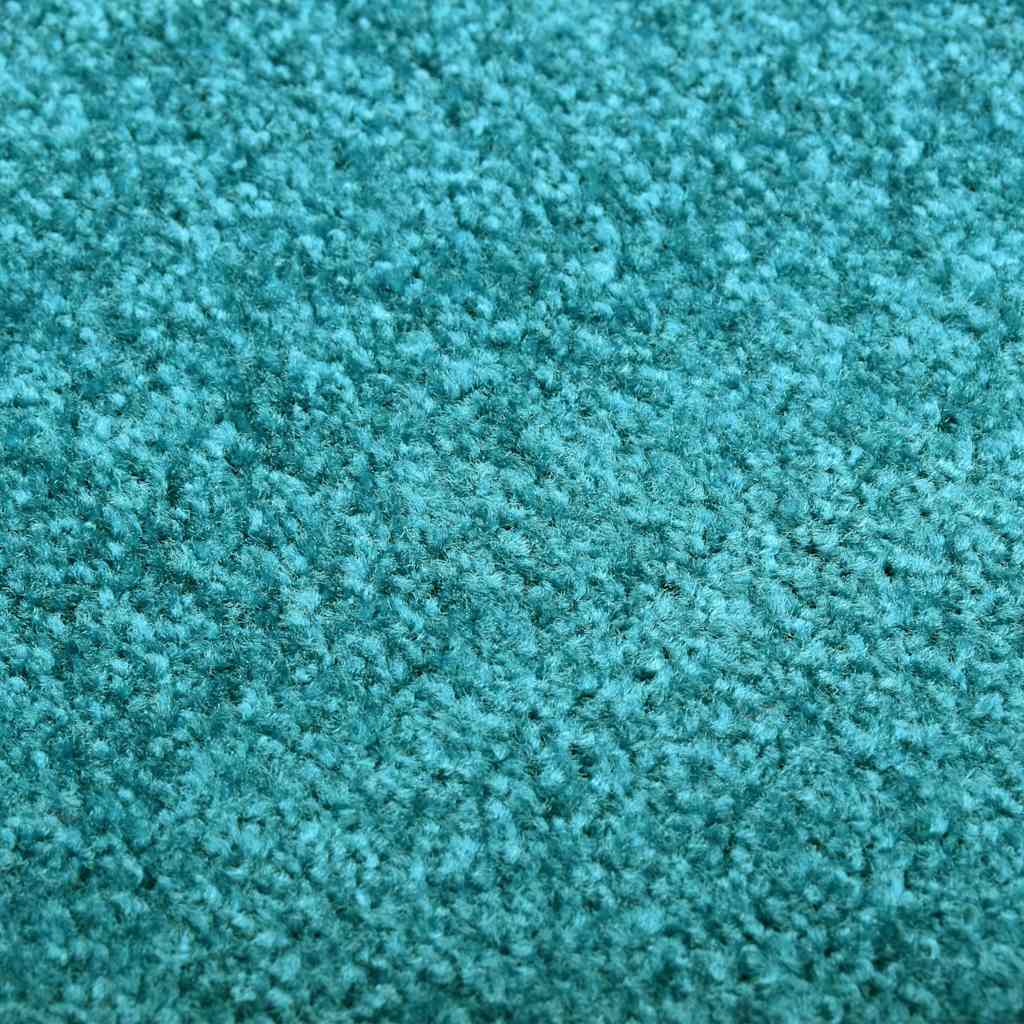 vidaXL Door Mat | Cyan | Polyamide | Large | Non-slip | Door Mat | Rectangular 5