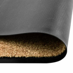 323464 vidaXL Doormat Washable Cream 60x90 cm 2