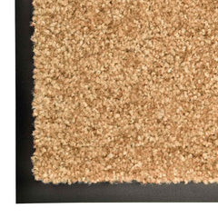 323464 vidaXL Doormat Washable Cream 60x90 cm 5
