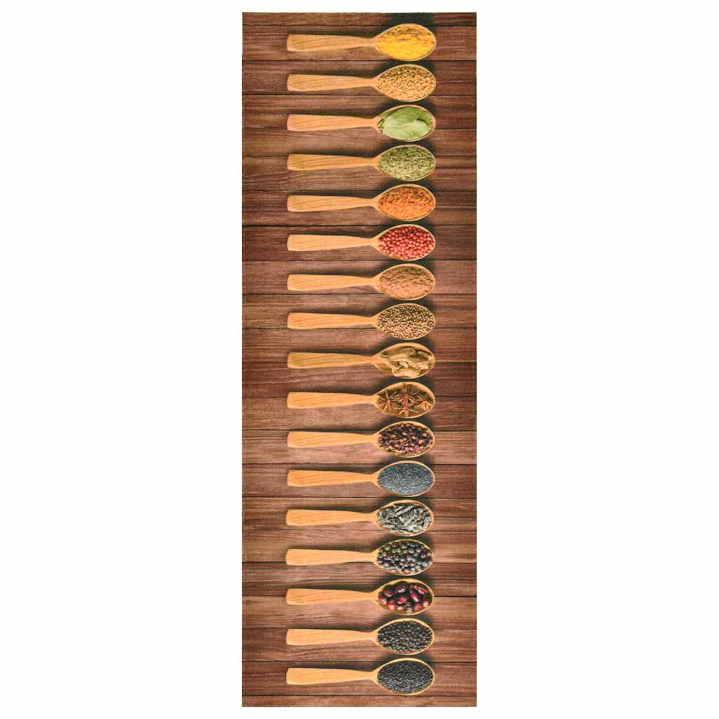 vidaXL Kitchen Floor Mat | Multicolour | Polyamide, Latex | 180 x 60 cm 1