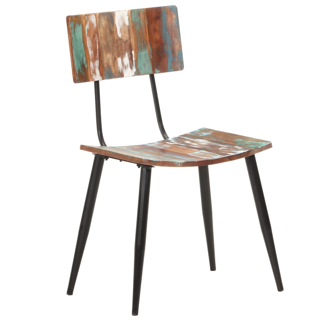 vidaXL Dining Chairs 6 pcs Solid Reclaimed Wood 2