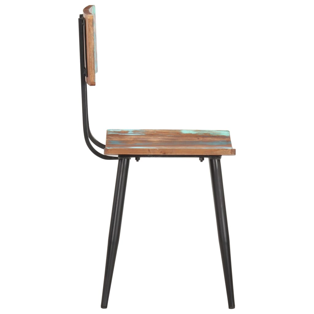 vidaXL Dining Chairs 6 pcs Solid Reclaimed Wood 4