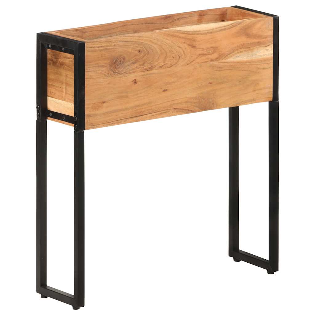 Planter 60 x 20 x 68 cm Solid acacia wood