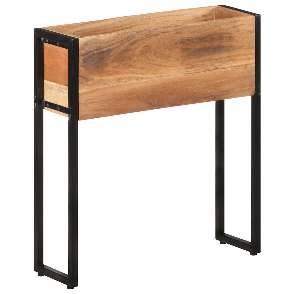 Planter 60 x 20 x 68 cm Solid acacia wood
