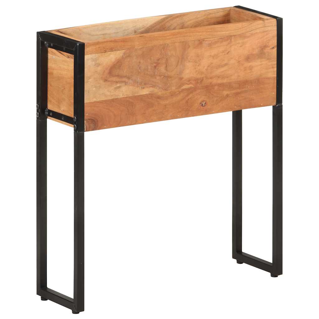 Planter 60 x 20 x 68 cm Solid acacia wood