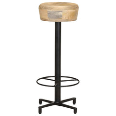 Bar Stools 2 pcs Solid Mango Wood 76 cm