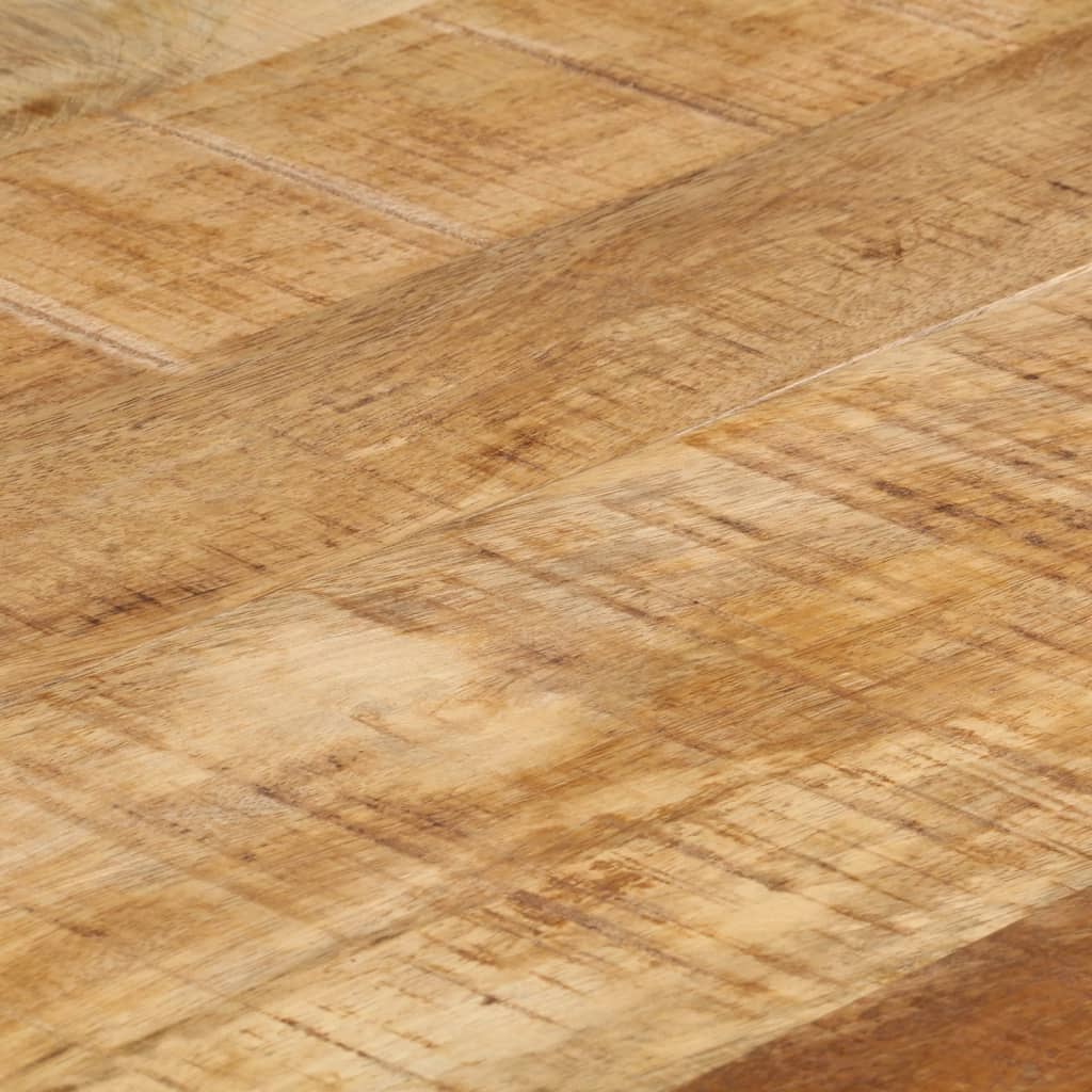 vidaXL Dining Table 140x70x76 cm Rough Mango Wood 6