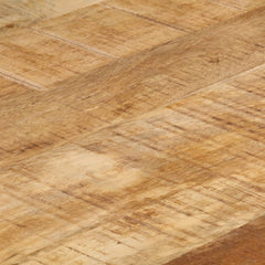 vidaXL Dining Table 140x70x76 cm Rough Mango Wood 6