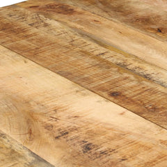 vidaXL Dining Table 200x100x76 cm Rough Mango Wood 6