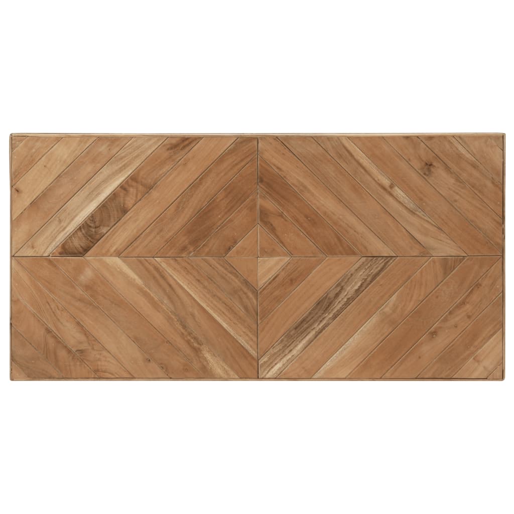 vidaXL Dining Table 120x60x76 cm Solid Acacia and Mango Wood 4