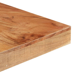 vidaXL Dining Table 160x80x76 cm Solid Acacia Wood 4