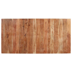 vidaXL Dining Table 160x80x76 cm Solid Acacia Wood 6