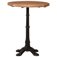 321088 vidaXL Bistro Table Ø60x76 cm Solid Acacia Wood 4