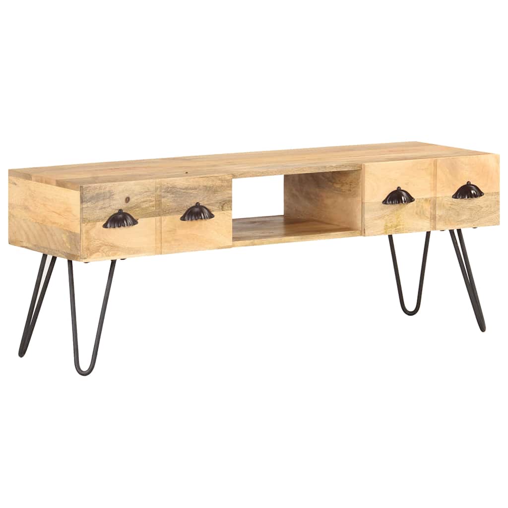 321790 vidaXL TV Cabinet 120x35x45 cm Solid Mango Wood 1