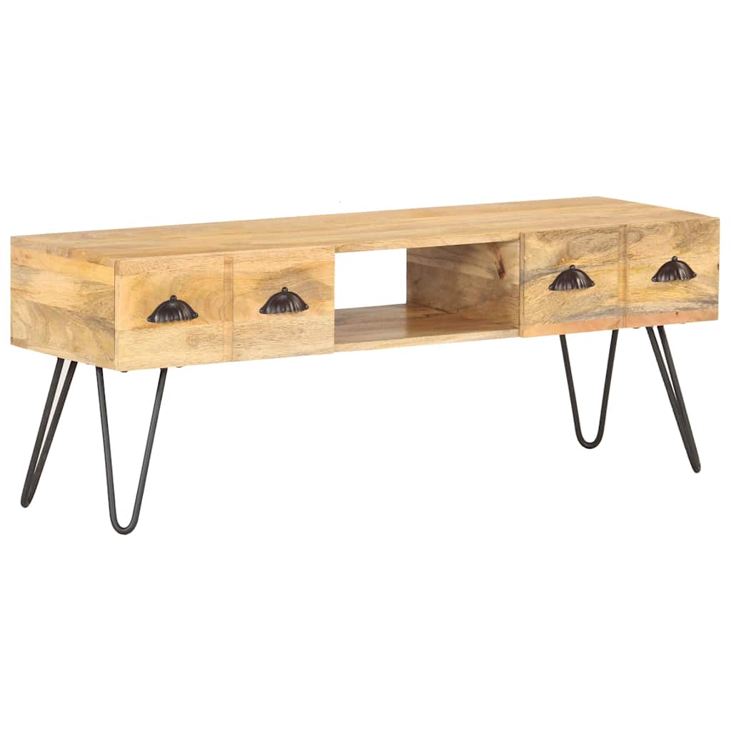 321790 vidaXL TV Cabinet 120x35x45 cm Solid Mango Wood 3